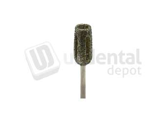 BESQUAL - HP Shank - Diamond Hollow Bur - used for easy removal of soft liners and past like materials - # 320-100
