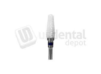 BESQUAL - Straight Edge Zirconia Burs Cone Shape Cross Cut Medium Grit #5 - # 330-2025