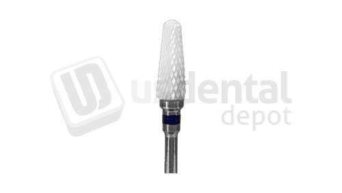 BESQUAL - Straight Edge Zirconia Burs Cone Shape Cross Cut Medium Grit #5 - # 330-2025