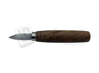 BESQUAL - Plaster Knife with wooden handle (1 3/4") 40x12mm Sharp Blade - # 518-000