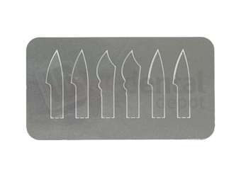 BESQUAL - Porcelain Instrument Flexible Replacement Blades Set Only 145-Blades - # 565-1450