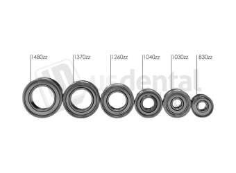 BESQUAL - 1260zz Front Bearing (12x6) - # 899-1260