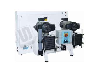 MGF Compressors - CS 100/30 Tandem Prime M w/ IoT with Silencing Cabinet  - Dental Compressor w/Dryer ( membrane T6) - # PR-CS400-090-MT-6-UL-IoT