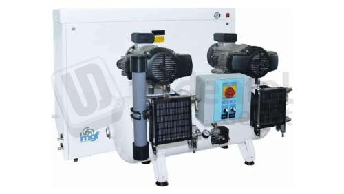 MGF Compressors - CS 100/30 Tandem Prime M w/ IoT with Silencing Cabinet  - Dental Compressor w/Dryer ( membrane T6) - # PR-CS400-090-MT-6-UL-IoT