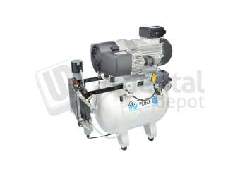 MGF Compressors - 50/15 Prime M - 220V - Dental Compressor w/Dryer ( membrane T6) - # PR-OF200-040-M-6-UL