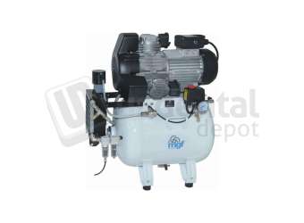 MGF Compressors - 50/25 Prime M - 3 Phase - Dental Compressor w/Dryer ( membrane T6) - # PR-OF300-040-M400-UL