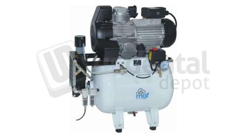 MGF Compressors - 50/25 Prime M - 3 Phase - Dental Compressor w/Dryer ( membrane T6) - # PR-OF300-040-M400-UL