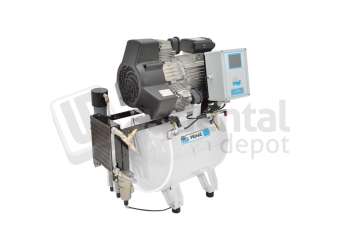 MGF Compressors - 50/25 Prime M - 3 Phase w/ IoT - Dental Compressor w/Dryer ( membrane T6) - # PR-OF300-040-M400-UL-IoT