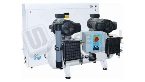 MGF Compressors - CS 100/30 Tandem Prime M - 3 Phase w/ IoT with Silencing Cabinet  - Dental Compressor w/Dryer ( membrane T6) - # PR-CS400-090-MT3-UL-IoT