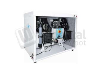 MGF Compressors - CS 100/50 Tandem Prime M - 3 Phase w/ IoT with Silencing Cabinet  - Dental Compressor w/Dryer ( membrane T6) - # PR-CS600-090-MT3-UL-IoT