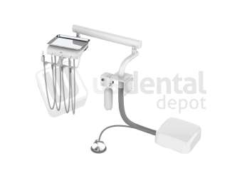ADS Dental Systems - Classic cabinet/wall side mount doctor's delivery system (cabinet not included) - # A0502522