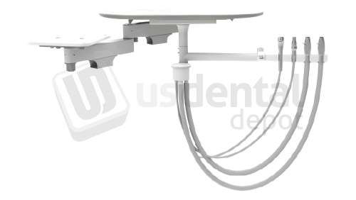 ADS Dental Systems - Cabinet mount rear assistant vacuum pkg with table (cabinet not included) - # A0341301