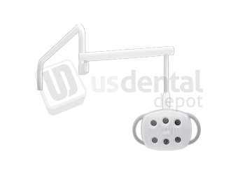 ADS Dental Systems - Cabinet mount Amber II LED Dental Light (Cabinet Not Included) - # A0601674