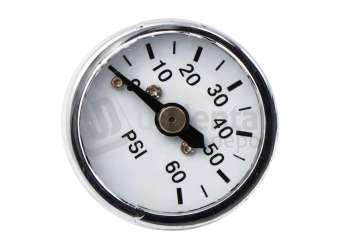 ADS Dental Systems - 1" Pressure Gauge for clean water for Classic200/Beyond400 Valves & Tubings - # 8012787