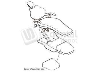 ADS Dental Systems - Cover of Junction box For Beyond 300/Beyond 301/Beyond 400 Upholstery - # 8017680A
