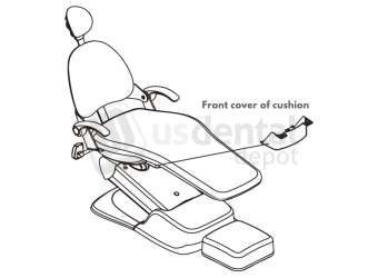 ADS Dental Systems - Front cover of cushion for AJ15/AJ16 Upholstery - # 8014335A