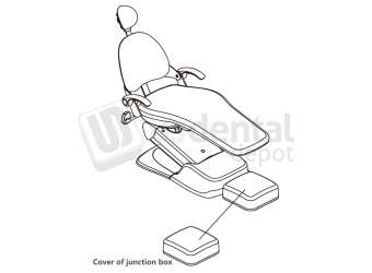 ADS Dental Systems - Cover of Junction box  For Classic100/Classic 101/Classic 200 Upholstery - # 8018985A