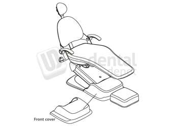 ADS Dental Systems - Front cover for AJ15 Upholstery - # 8018979C