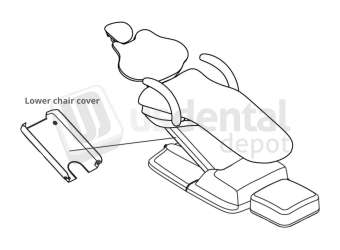 ADS Dental Systems - Lower chair cover for AJ12 Upholstery - # 8017086A