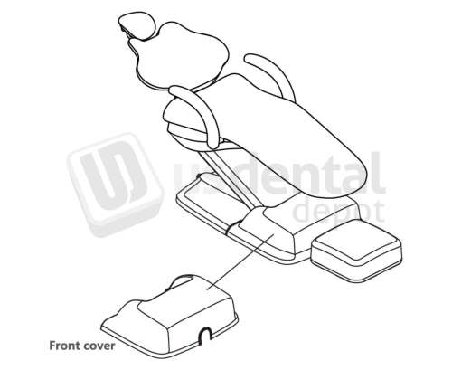 ADS Dental Systems - Front cover for AJ12 Upholstery - # 8020209C