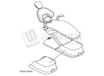 ADS Dental Systems - Front cover for AJ17 Upholstery - # 8023791A