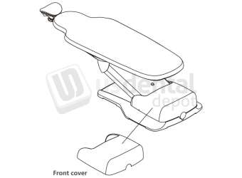 ADS Dental Systems - Front cover for AJ16/AJ19 Upholstery - # A121405