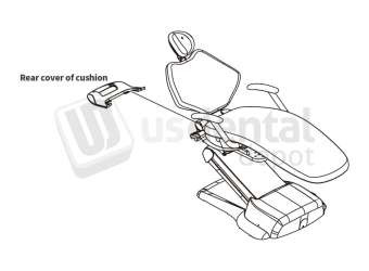 ADS Dental Systems - Rear cover of cushion for AJ18 Upholstery - # 8101744