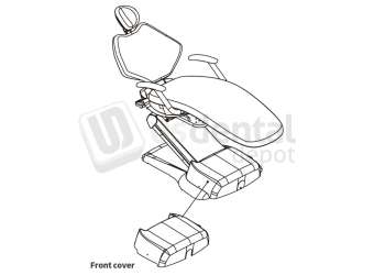 ADS Dental Systems - Front cover for AJ18 Upholstery - # 8102906