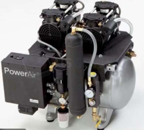 MIDMARK -  PowerAir P72  7-10 Chairs - high CFM (oil-less dental air compressor)