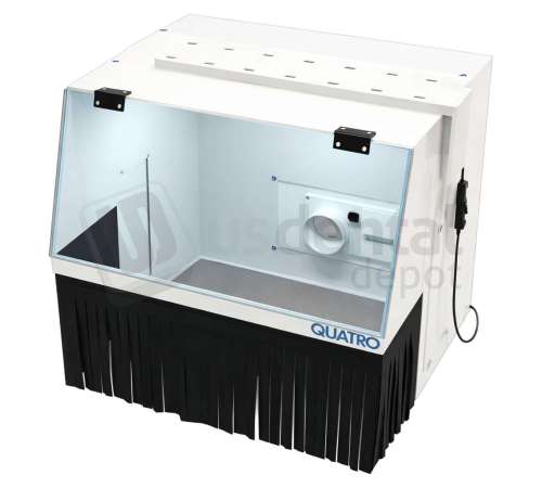 QUATRO - LED ClearView Basic with ASV - # 2-0058-0022  -  Illuminated WorkBench Containment Box / Workstation