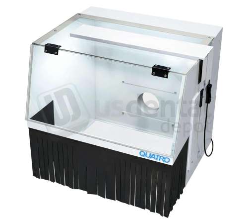 QUATRO - LED ClearView Magnifier with MSV - # 2-0058-0031  -  Illuminated WorkBench Containment Box / Workstation