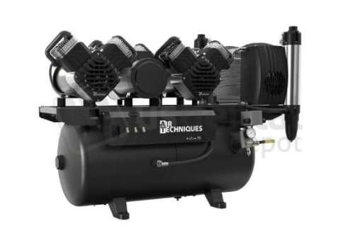 AIR TECHNIQUES  - AirStar 70 Dental Air Compressor - OILESS - with DRYER - # AS70