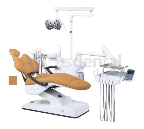 ADC - ADC - HYBRID S8000 - Complete Package  Side Mount  Dental Chair Kit 4Holes LIGHT BROWN - ASSISTANT CONTROL PAD - RIGHT HANDED -  Includes FREE DOCTORS STOOL -    # S8000