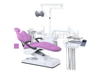 ADC - ADC - HYBRID S8000 - Complete Package  Side Mount  Dental Chair Kit 4Holes PURPLE - ASSISTANT CONTROL PAD - RIGHT HANDED -  Includes FREE DOCTORS STOOL -    # S8000