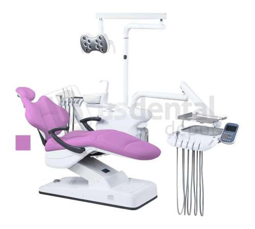 ADC - ADC - HYBRID S8000 - Complete Package  Side Mount  Dental Chair Kit 4Holes PURPLE - ASSISTANT CONTROL PAD - RIGHT HANDED -  Includes FREE DOCTORS STOOL -    # S8000