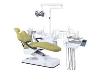 ADC - ADC - HYBRID S8000 - Complete Package  Side Mount  Dental Chair Kit 4Holes OLIVE - ASSISTANT CONTROL PAD - RIGHT HANDED -  Includes FREE DOCTORS STOOL -    # S8000