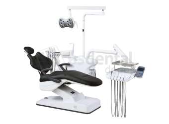 ADC - ADC - HYBRID S8000 - Complete Package  Side Mount  Dental Chair Kit 4Holes BLACK - ASSISTANT CONTROL PAD - RIGHT HANDED -  Includes FREE DOCTORS STOOL -    # S8000