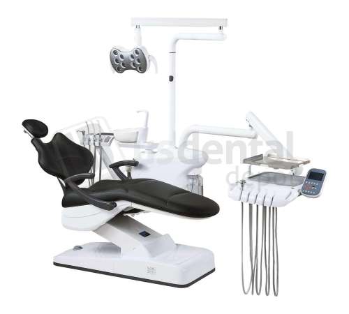 ADC - ADC - HYBRID S8000 - Complete Package  Side Mount  Dental Chair Kit 4Holes BLACK - ASSISTANT CONTROL PAD - RIGHT HANDED -  Includes FREE DOCTORS STOOL -    # S8000