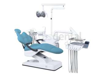 ADC - ADC - HYBRID S8000 - Complete Package  Side Mount  Dental Chair Kit 4Holes LIGHT BLUE - ASSISTANT CONTROL PAD - RIGHT HANDED -  Includes FREE DOCTORS STOOL -    # S8000
