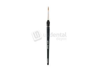 MPF Brush - MPF Spring Brush, Kolinsky #2,Black - # 100-0002