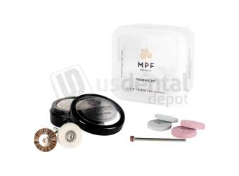MPF Brush - All Ceramics Prepolish / Polishing - Basic Kit - # 113-1000-K