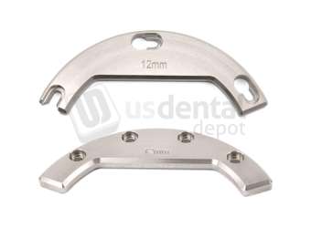 iMES iCORE - Clamping jaw set 12mm blank - # 526100-0012