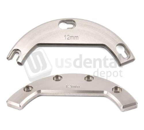 iMES iCORE - Clamping jaw set 12mm blank - # 526100-0012