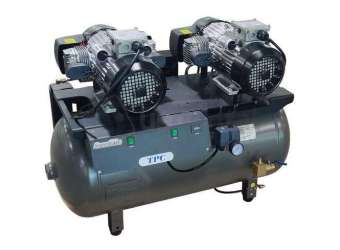 TPC  -  Superb Air Compressor - OILESS - 3hp 220V 5 users Twin - # DC8226