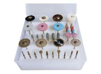 ATTRITOR - ZIRCO-POL  Full Assorted Zirconia & Disilicate polisher Kit  35 pieces -  by Alberto MIsellis  # 3MC00.1.2