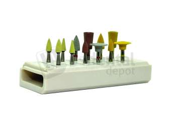 BESQUAL - Zirconia Finishing & Polishing Kit - RA 2.35mm Shank - # 246-9312