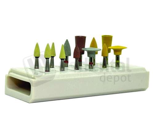 BESQUAL - Zirconia Finishing & Polishing Kit - RA 2.35mm Shank - # 246-9312