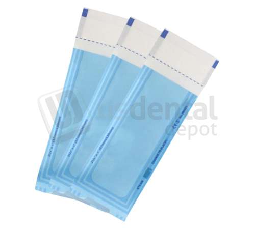 NuCare -  AUTOCLAVE POUCHES 5.25in x 11in Dual Indicator (200pcspk). STERILIZATION ( 10px  per case ) #990686 - # 990686