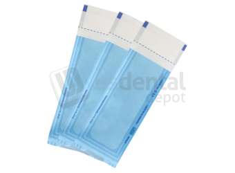 NuCare -  AUTOCLAVE POUCHES 7.5in x 13in Dual Indicator (200pcspk). STERILIZATION #990687 - # 990687