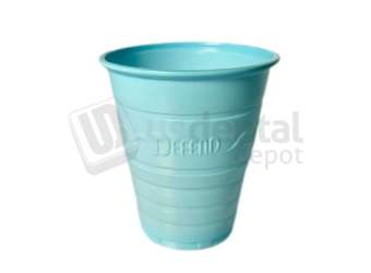 NUCARE - Drinking plastic Cups 5oz BLUE 1000 cups( cups for patients ) Mfg #990485